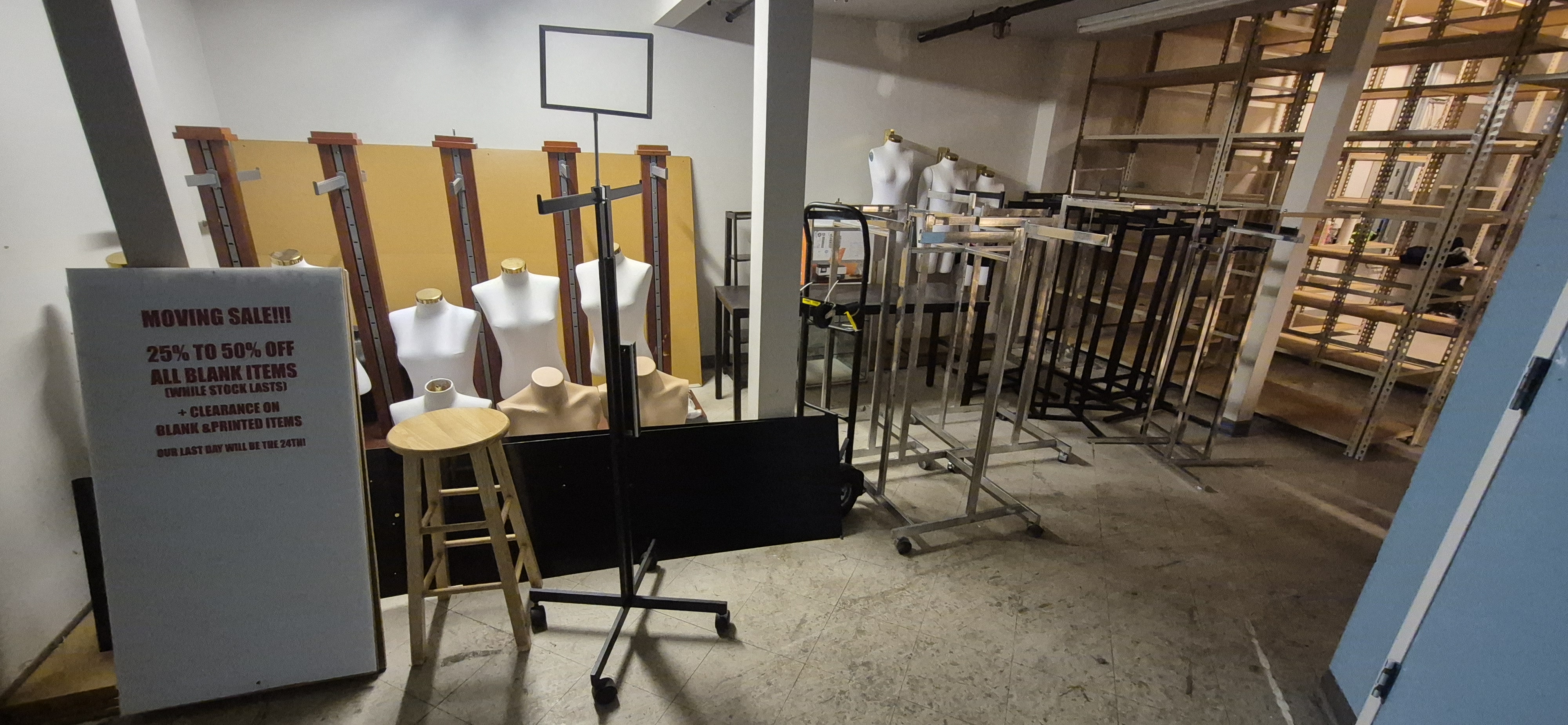 Commercial store cleanout job by HS Hauling